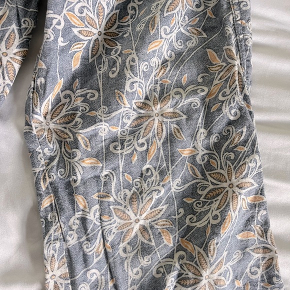 Blue and Orange Floral Palooza Pants - Picture 4 of 6